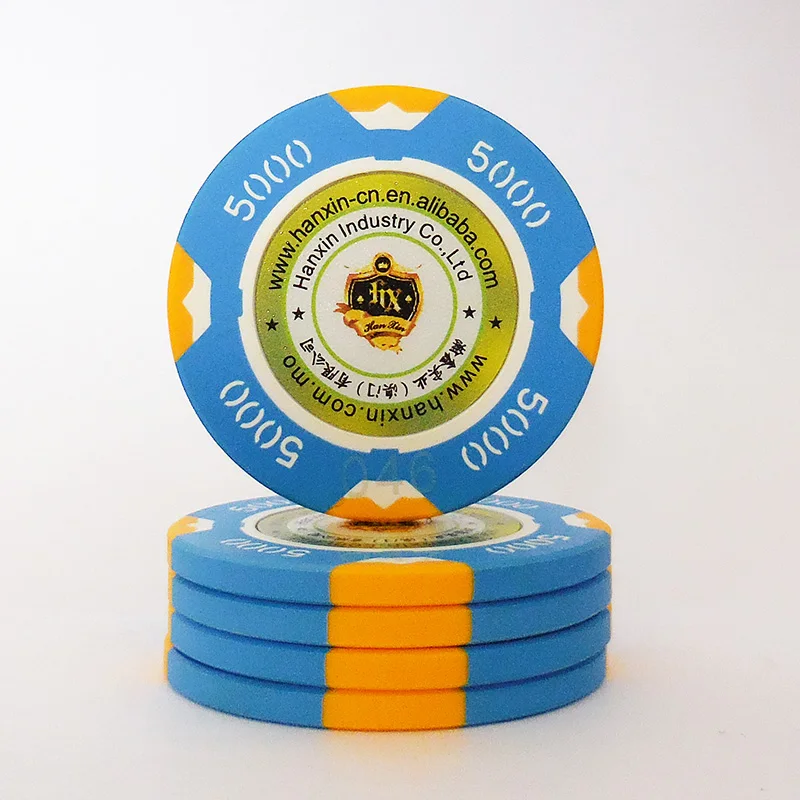 Baccarat Chips Nylon rfid Poker Chips Custom Logo