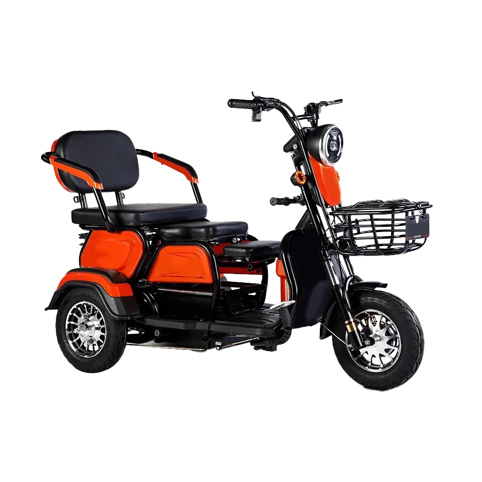 Cheap Price Three Wheels Powered Tricycle Cargo Bike With Double Disc Brake And  Speed Bike