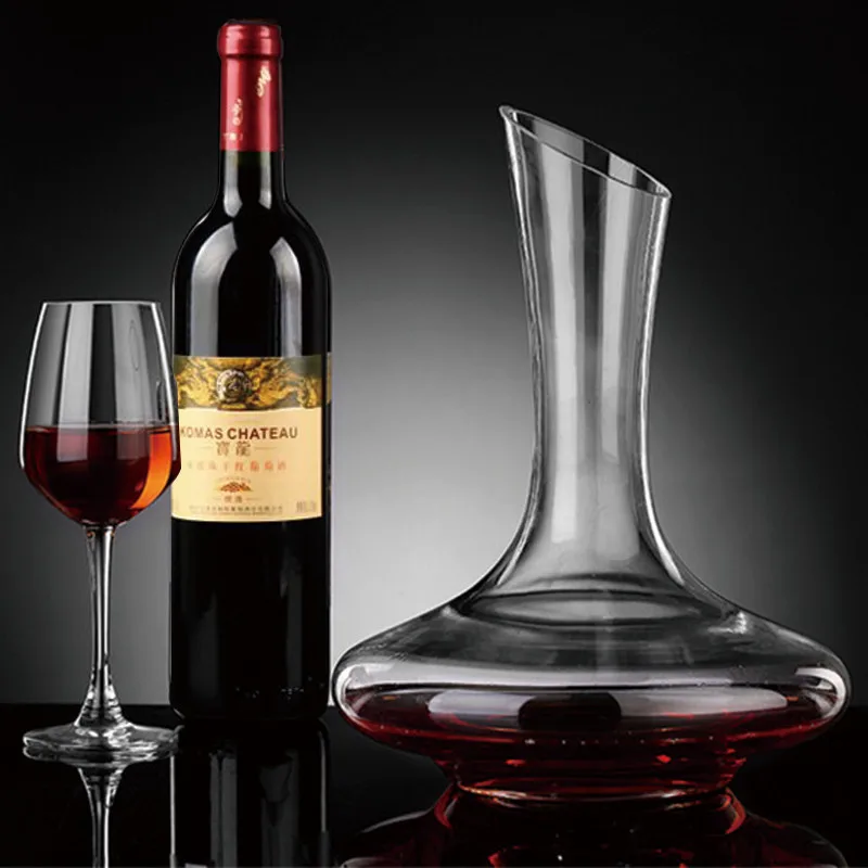 Stocked Cheap High Quality Wholesale Custom Logo Crystal Wine Decanter Glass Decanters Wine Decanter
