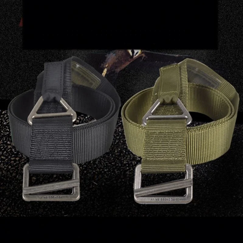 Тактический ремень для выживания CQB боевой надежный нейлоновый повседневного использования Регулируемый мужской спасательный с риггером