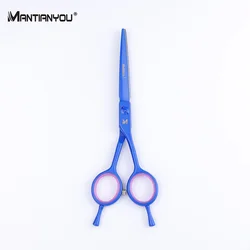Private brand Japanese 440c stainless steel 5.5 inch hair cutting scissors barber hair shears suit