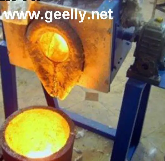 induction heating smelting furnace With crucible melting Steel and stainless steel furnace