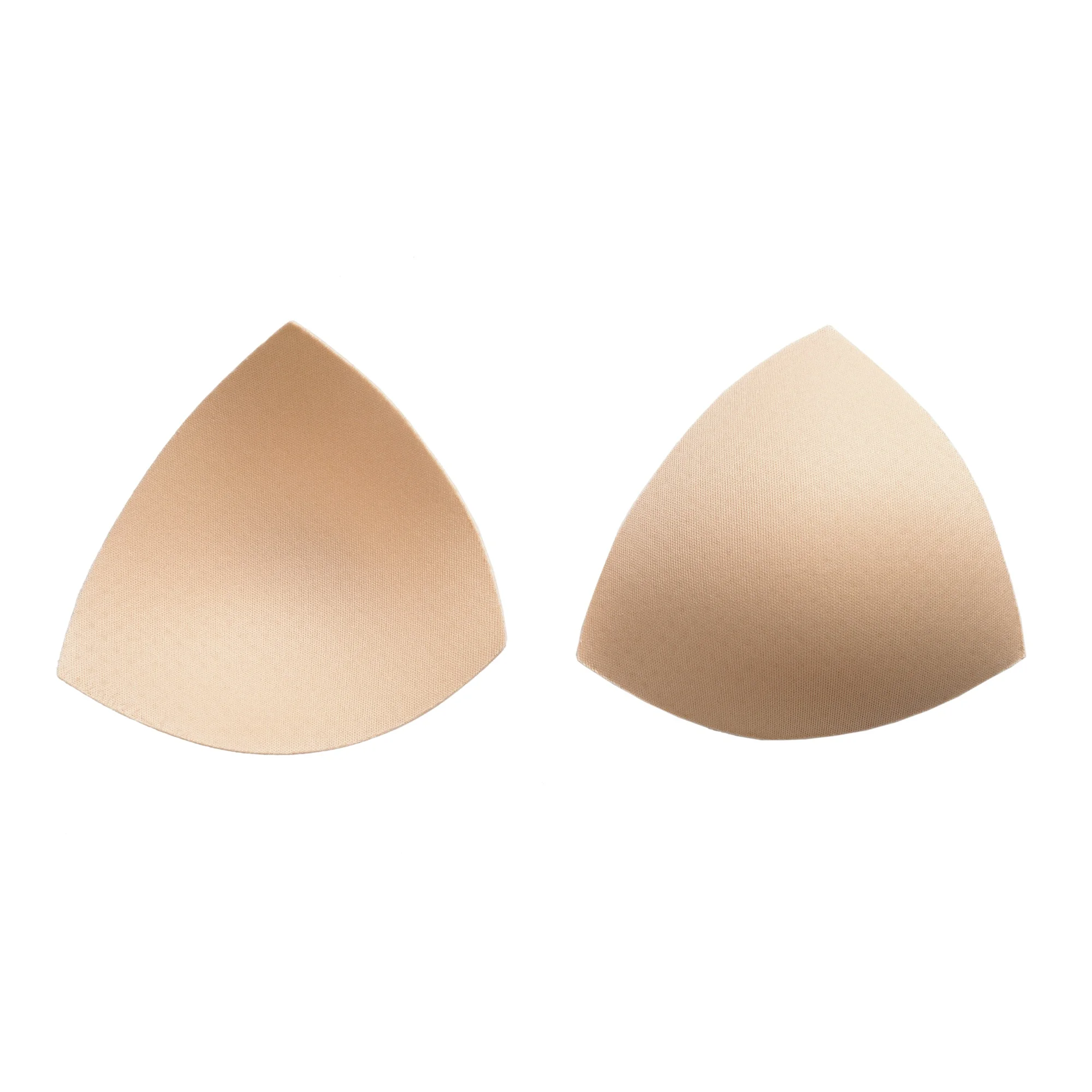 Molded swimming triangle bra padding bra cups for beloved swimming girl