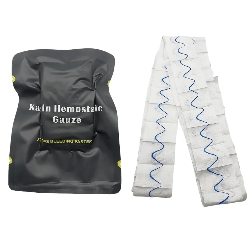 Wholesale Sterile Compressed Sponge Disposable Medical Surgical Swabs Kaolin Hemostatic Gauze