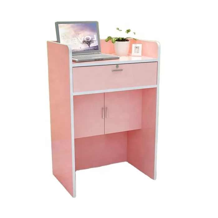 small size reception counter table restaurant front desk table