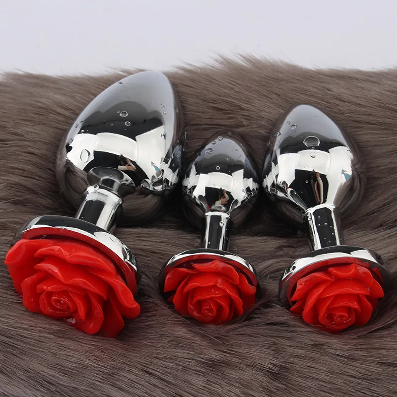 3pcs Set Stainless Steal Expand Anal Plug Adult Toy Bdsm Anal Butt Plug Metal for Male Female