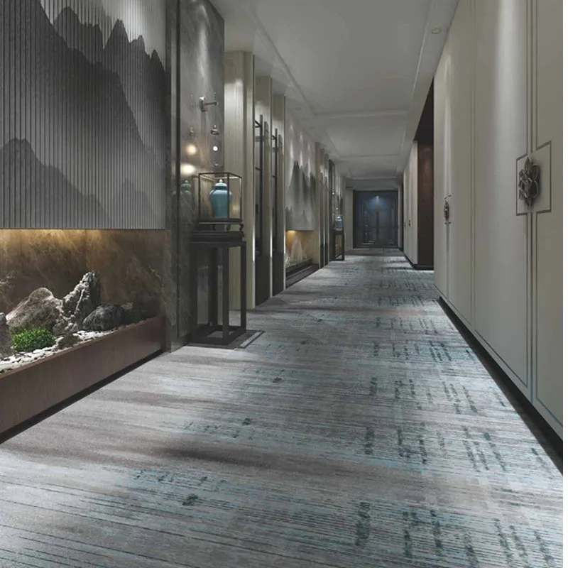 Autovi Eco-friendly Wall To Wall Hotel Carpets Bedroom Commercial broadloom Carpet For Luxury Hotel Lobby Floor