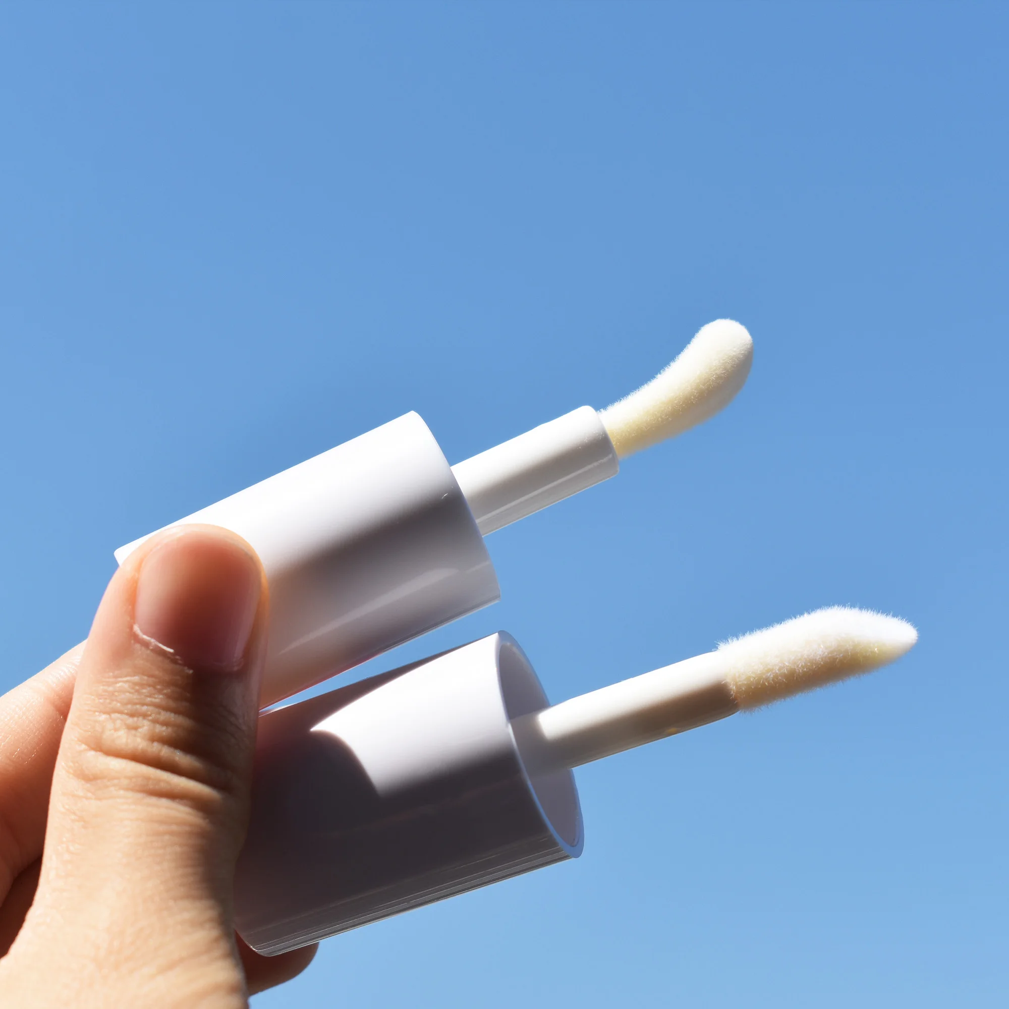 6ml Big Brush Applicator Lip Gloss Packaging Wand Empty Lip gloss Tube With Stopper custom lipgloss tubes and packaging box