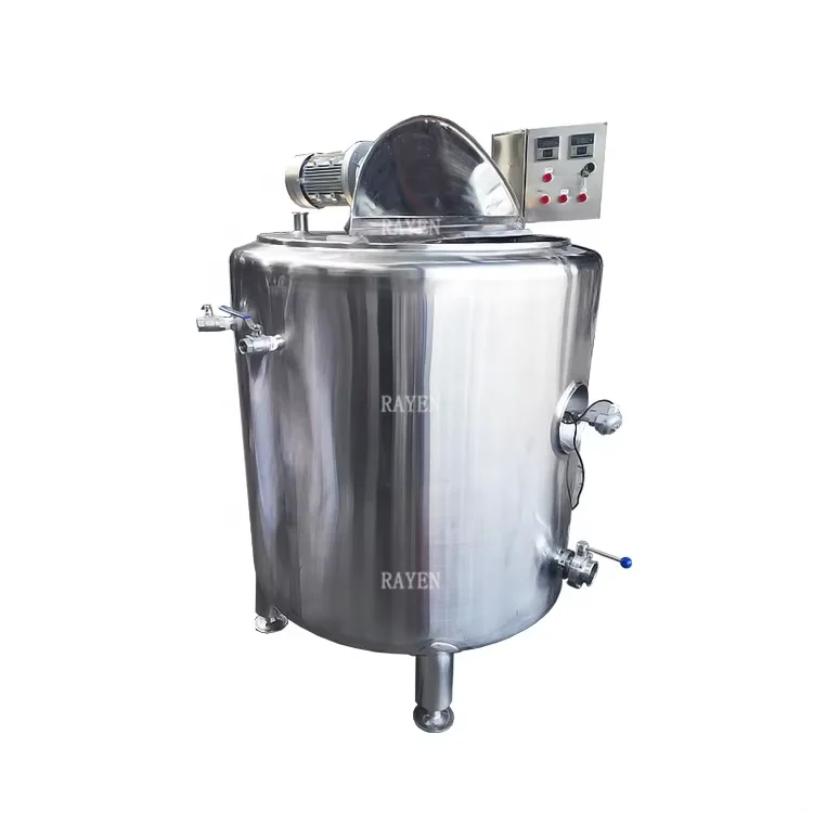 Stainless Steel Mixing Tank 500l sugar Chocolate Mixing Tank Beverage Shampoo  Mixing Tank with agitator
