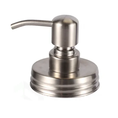 70mm opening stainless steel cover and stainless steel pump for soap dispenser