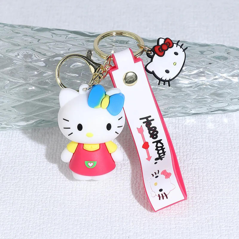 Лидер продаж Sanlio Hello Kitten милая кукла брелок для ключей от автомобиля кулон школьная сумка Шарм подарка ребенку