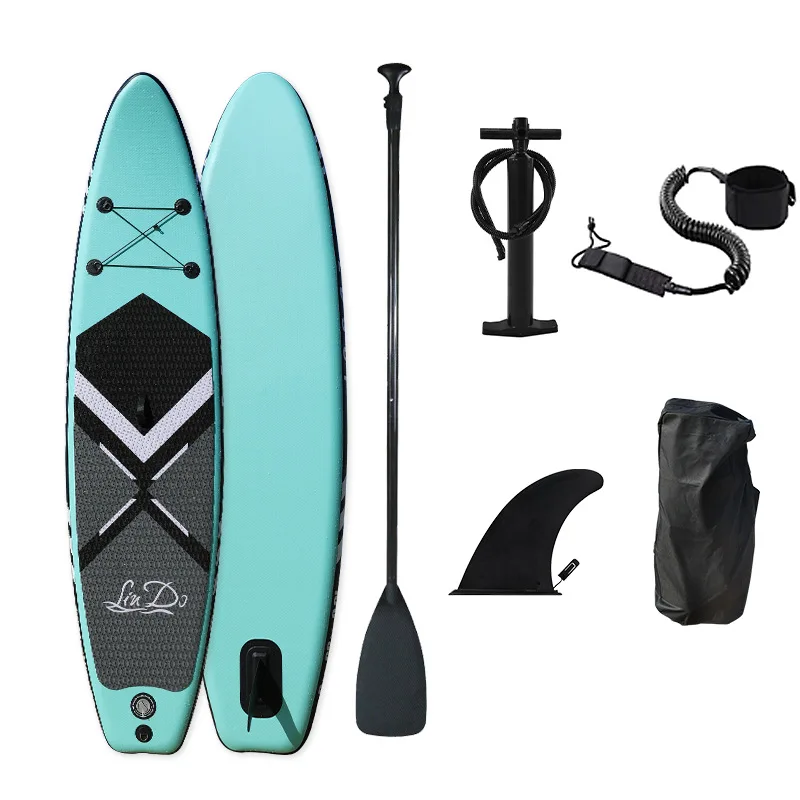 Newest Style Reusable Sup Inflatable Skiing Board Water Standing Speed Adult Paddle 3.2M Water Surfboard