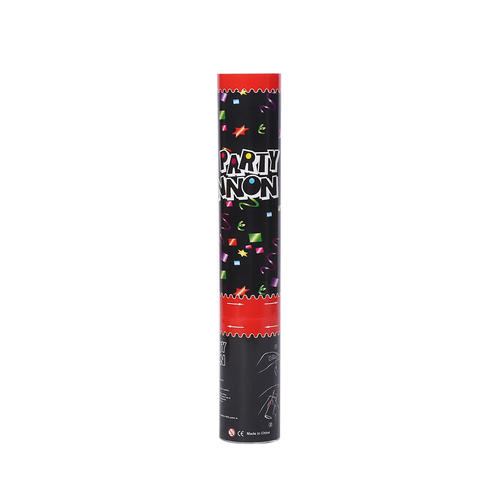 Сверкающая фольга прямоугольная бумага BSCI confetti shooter для сумасшедшего