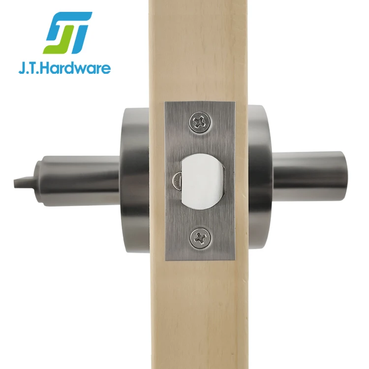 Commercial Door Entry Tubular Latch Lock Set 60MM Gun Metal Lever Handle Lock