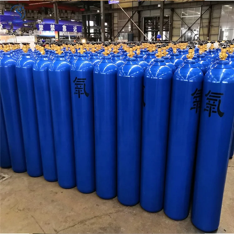 10M3 50L Oxygen/Nitrogen/Argon/CO2 /Acetylene High Pressure Seamless Steel Gas Cylinder