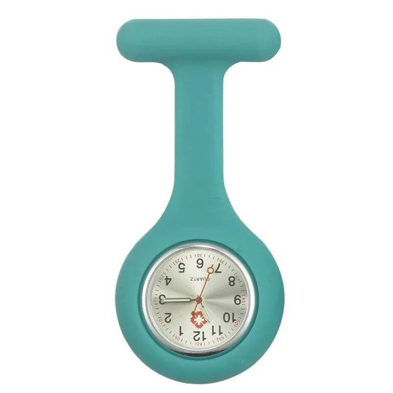 Silicone pocket unisex nurse watch luminous hands medical fashion hang watch big dial made in prc