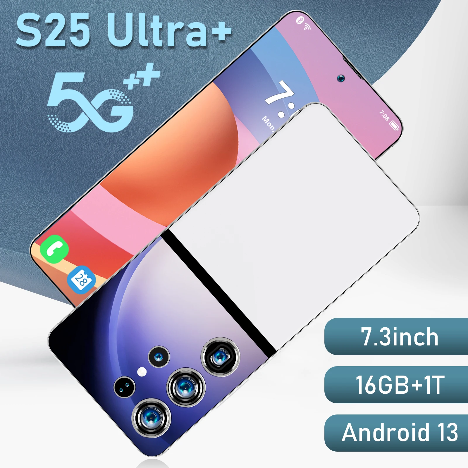 2024 Hot Style S25 Ultra+ 48MP+108MP phones mobile android smartphone 7.3inch cheap phones new wholesale smartphone 5G cellphone
