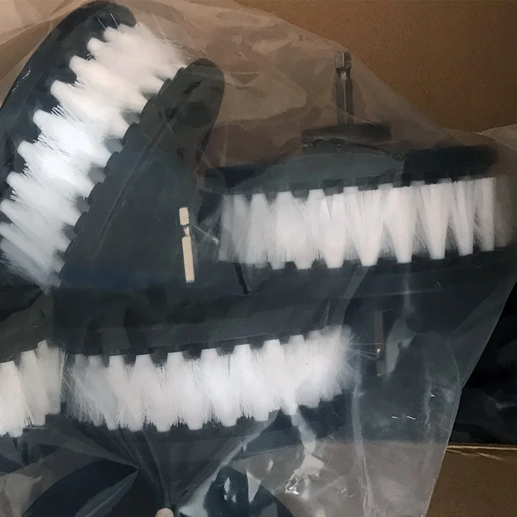 5inch Soft Bristle Flat Type Drill Cleaning Brush for Drill