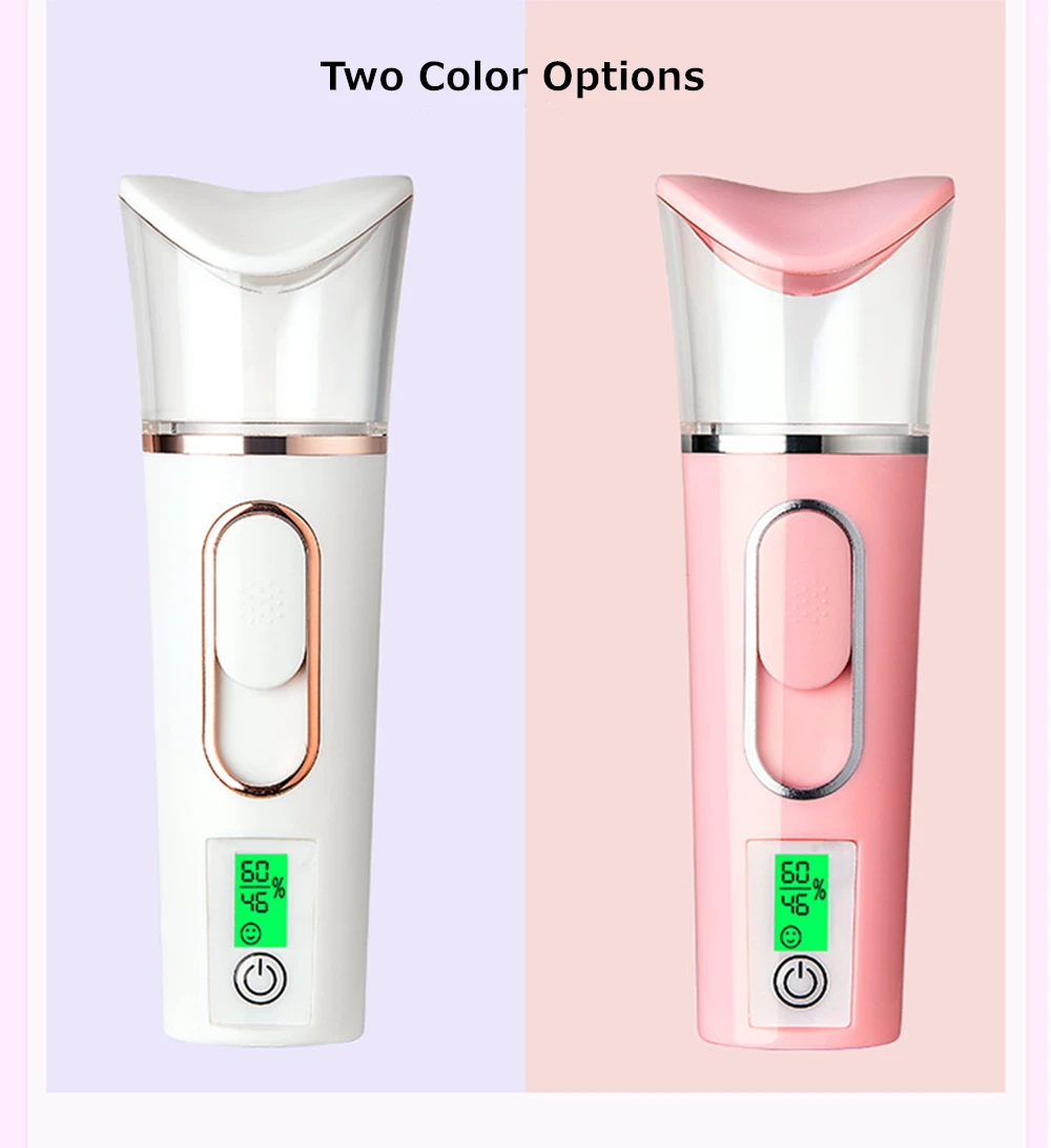 Handy Nano Cool Mist Spray Facial Mister Sliding Hydrating Facial Mini Nano Steamer  Face Mister Sprayer Atomization Skin Care