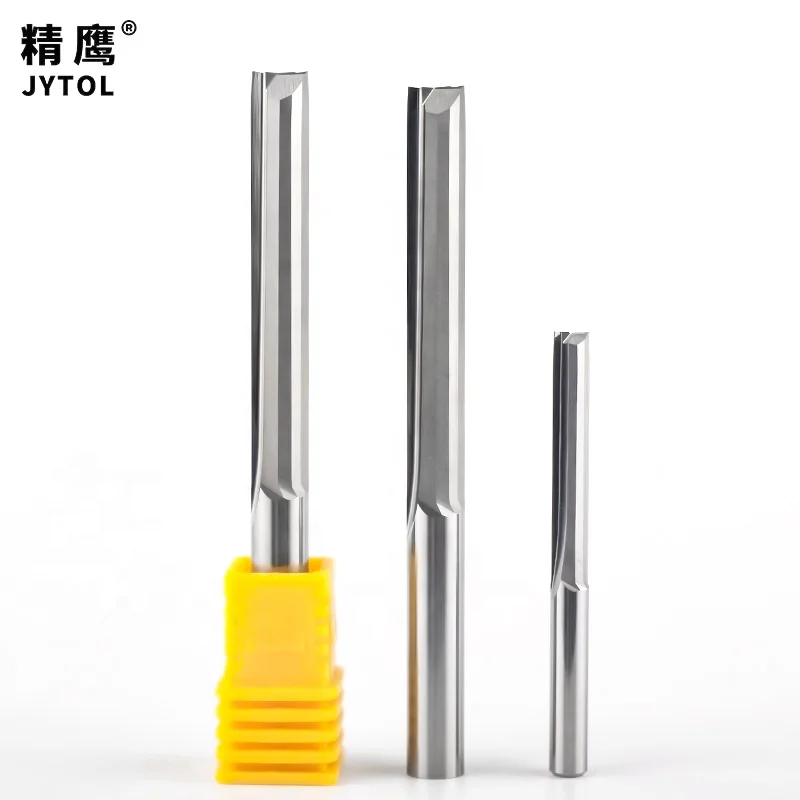 3.175mm 2 flute straight slot router bit Tungsten Carbide  End Mills CNC Router Engraving Bit for MDF cutting 1/8 inch endmill