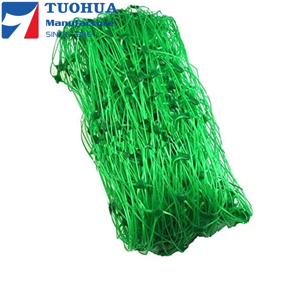 PP Trellis Netting Green Electric Fence Netting Plant Support Net for Climbing Plants