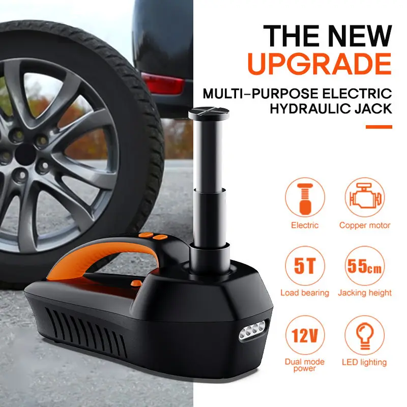 Conpex 2024 Newest Design Electric Car Jack Kit Factory Wholesale Professional Portable New Electric Car Jack Kit with Pump