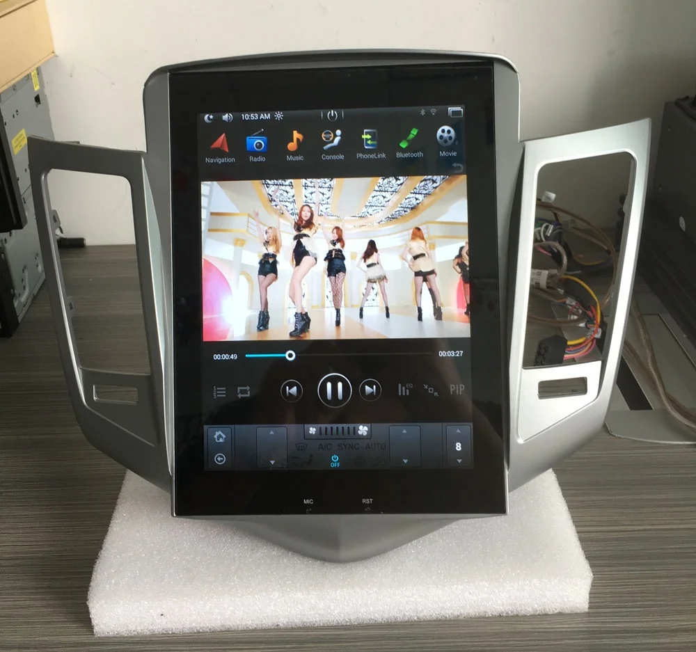 10,4 дюймовый вертикальный сенсорный экран в стиле Tesla, автомобильный gps-навигатор, Android 7,1, автомобильный радиоприемник для Chevrolet Cruze