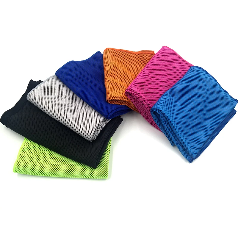 Customized portable fashionable printed cool ice towel, fast cooling and good water absorption