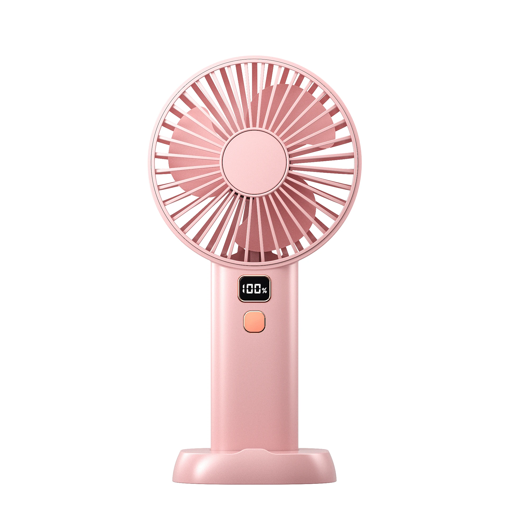 Summer Battery Rechargeable Digital Display Cooling Fan  Outdoor 4 Level Portable USB Electric mini portable fan mini hand fan