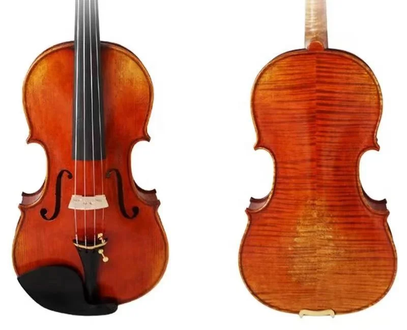 Microprocessor Brazil Wood Wooden Varnish High Grade Handmade Professional Violin