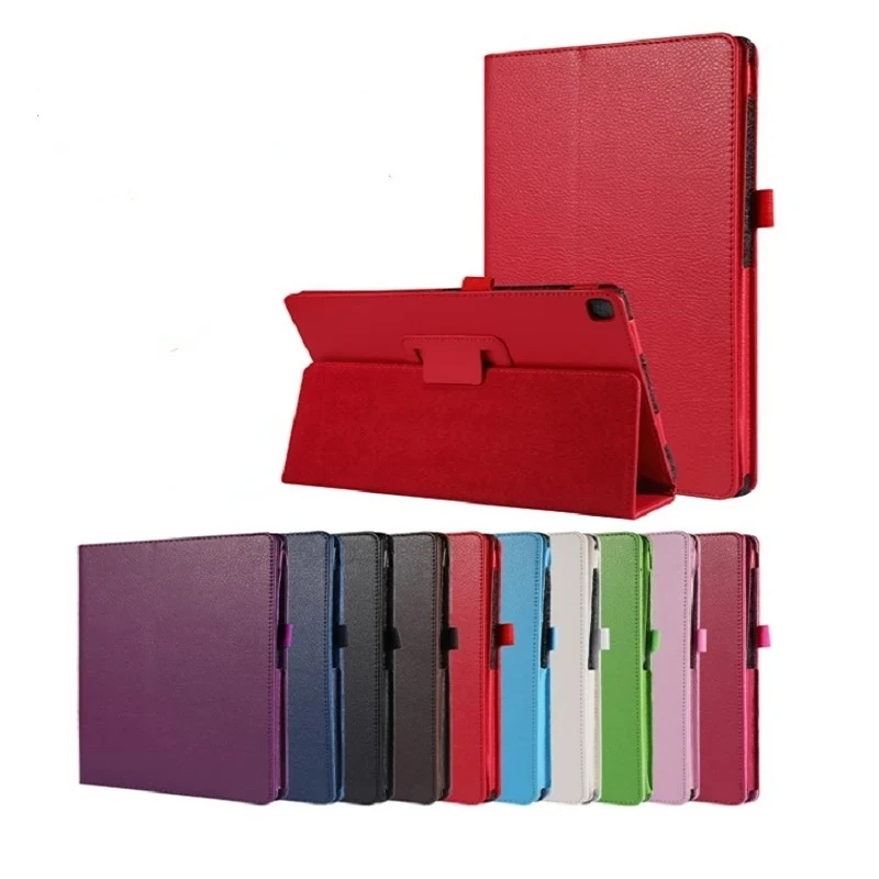 Flip Stand Litchi Book Style Leather Case Tablet Cover For Samsung Galaxy Tab A8 2021 10.5 SM-X205 SM-X200