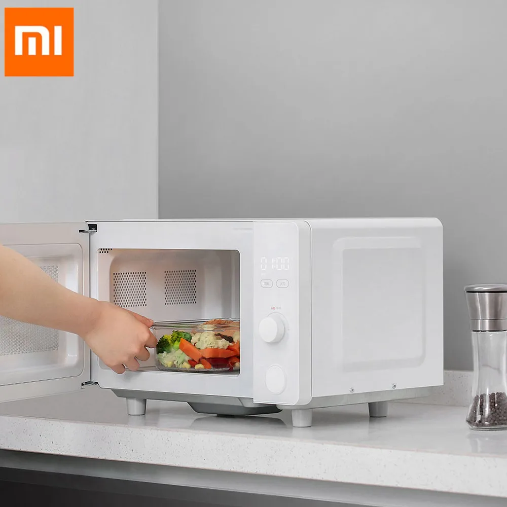  Умная микроволновая печь Mijia 700 Вт 20 л стерео равномерная скорость горячая классификация профессиональное приложение для размораживания