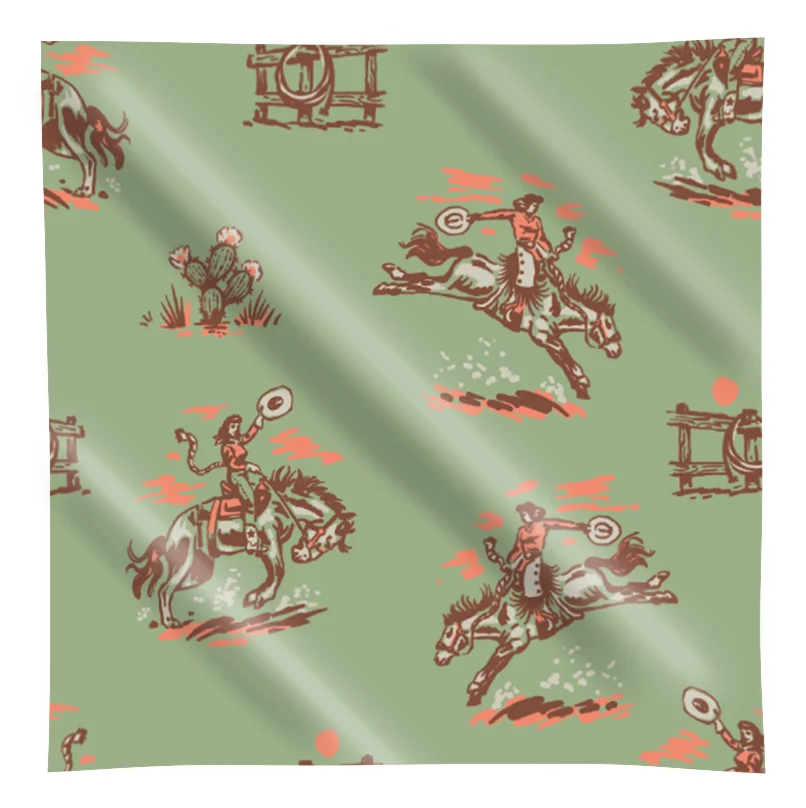 Customizable square 90x90cm twill printed 100% pure silk scarf for woman
