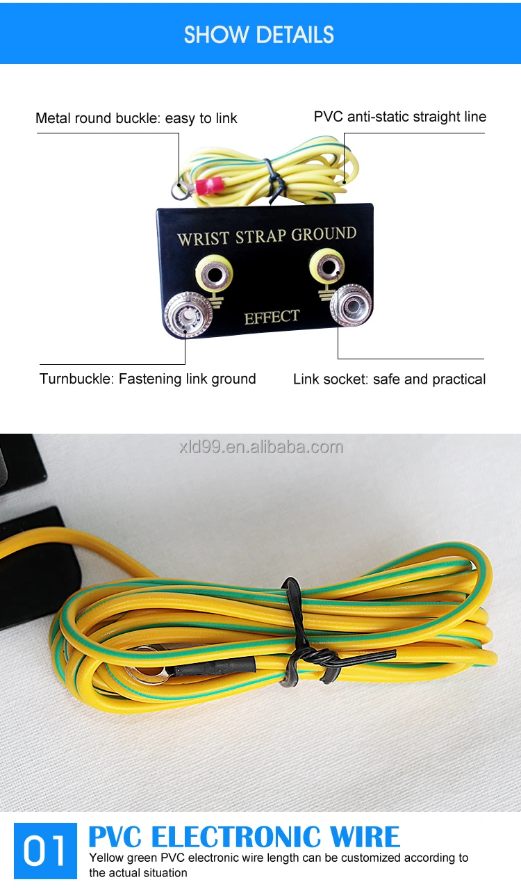 2021 New L type ESD wrist strap Antistatic Grounding Socket