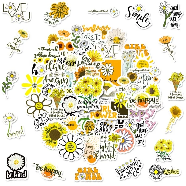 SERIES 1: Creative Stickers, 50pcs,  Cute, Waterproof for Laptops,  Water bottles,  Luggage, Cars,  Gift Favors & Decor