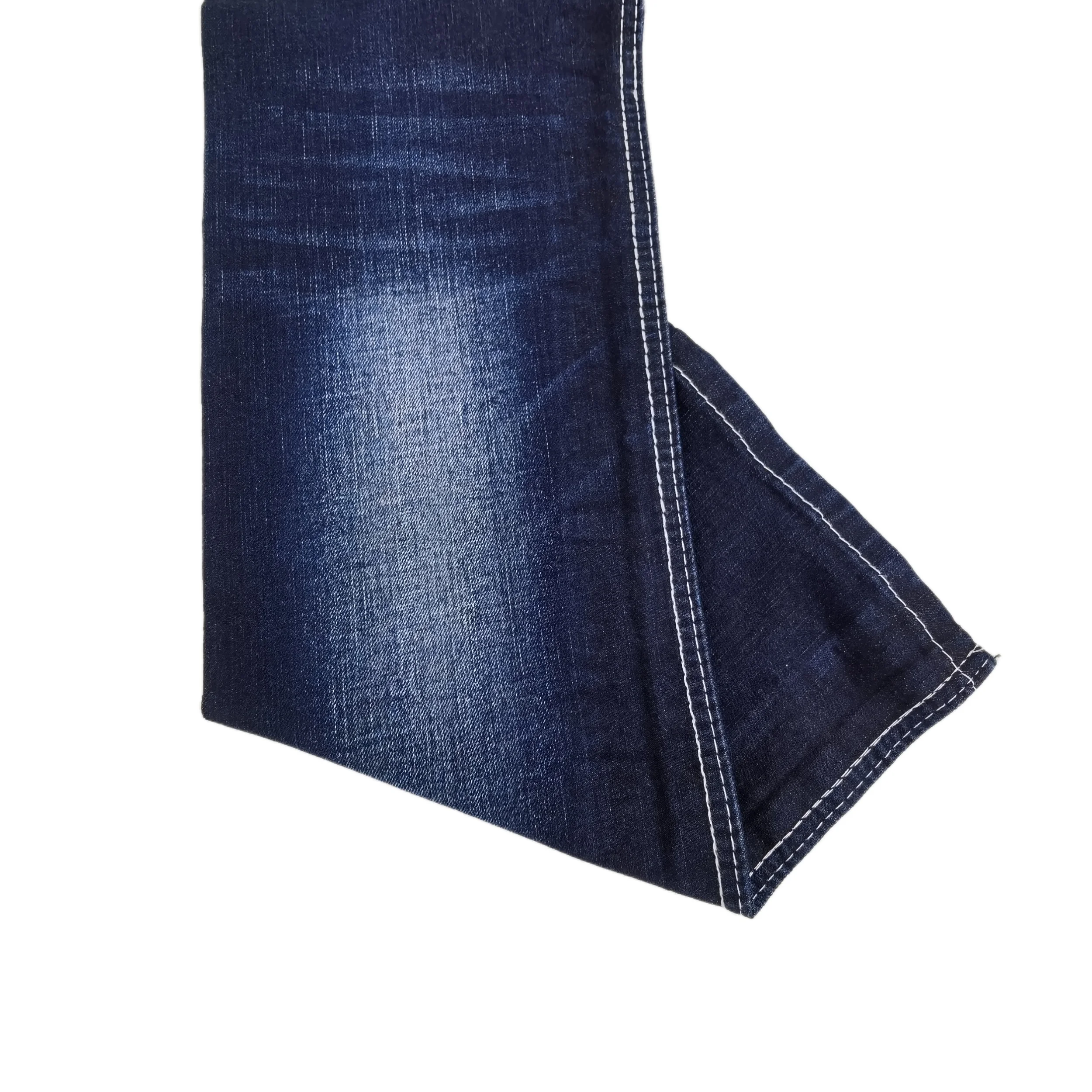 Premium Denim Fabric Manufacturer Dyed Wove Denim Fabric indigo color TR denim fabric for sale