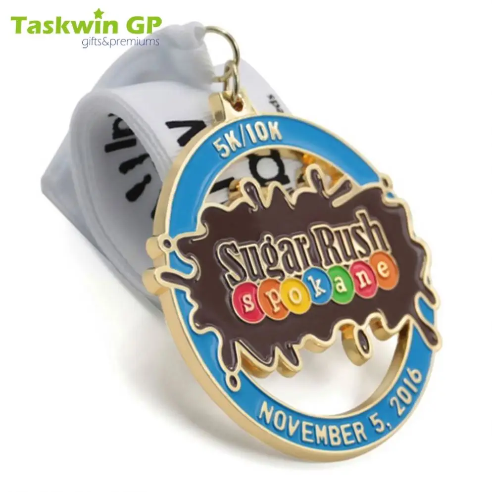 Taskwingifts Best Seller Custom Souvenir Chocolate 5K / 10K Running Marathon Medals
