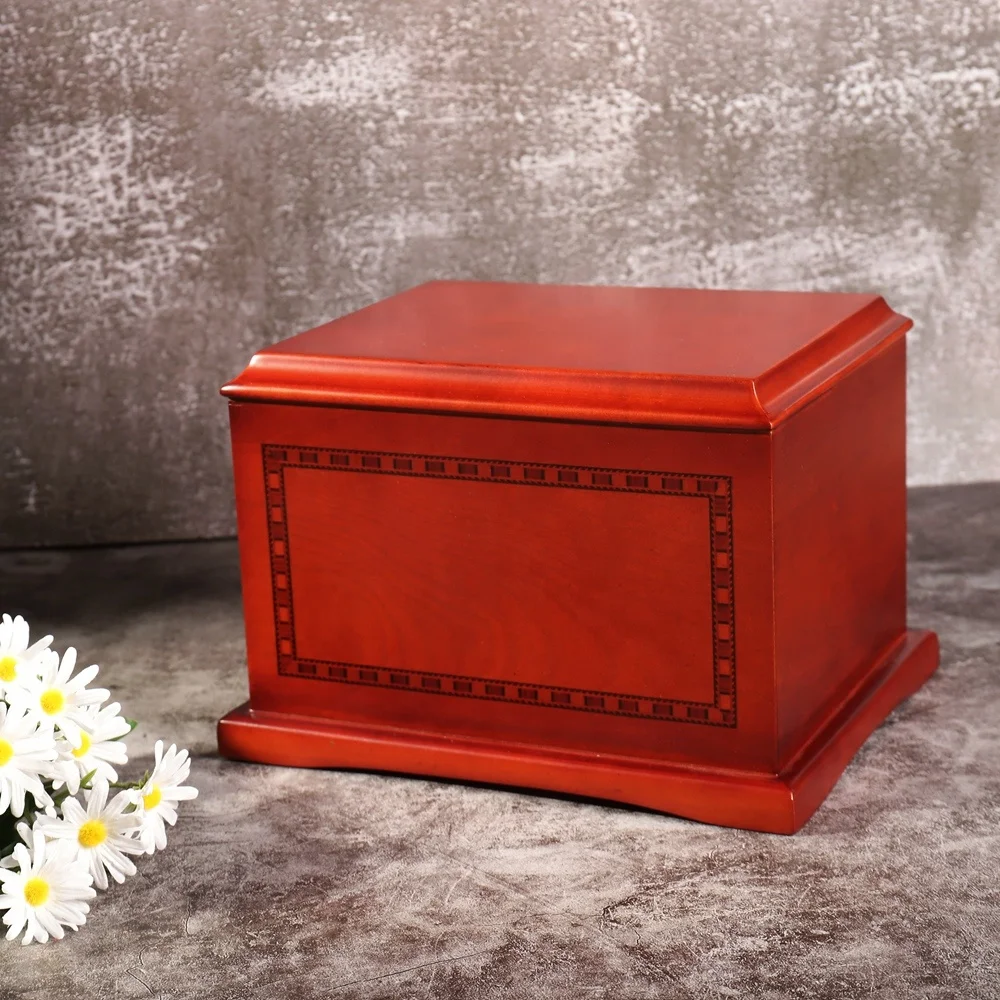 Novelty Designed caskets and coffins funeral supplies wholesale decorative cremation urns box