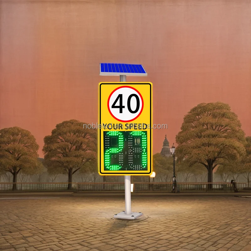 High Quality 88 Solar Radar Speed Limited Sign to Promote Traffic safety