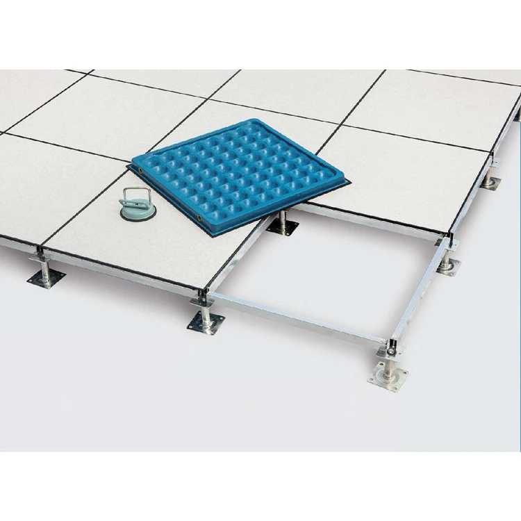 Anti-Static Raised Access Floor Decking Overhead Hpl Floor Tiles Panel Price