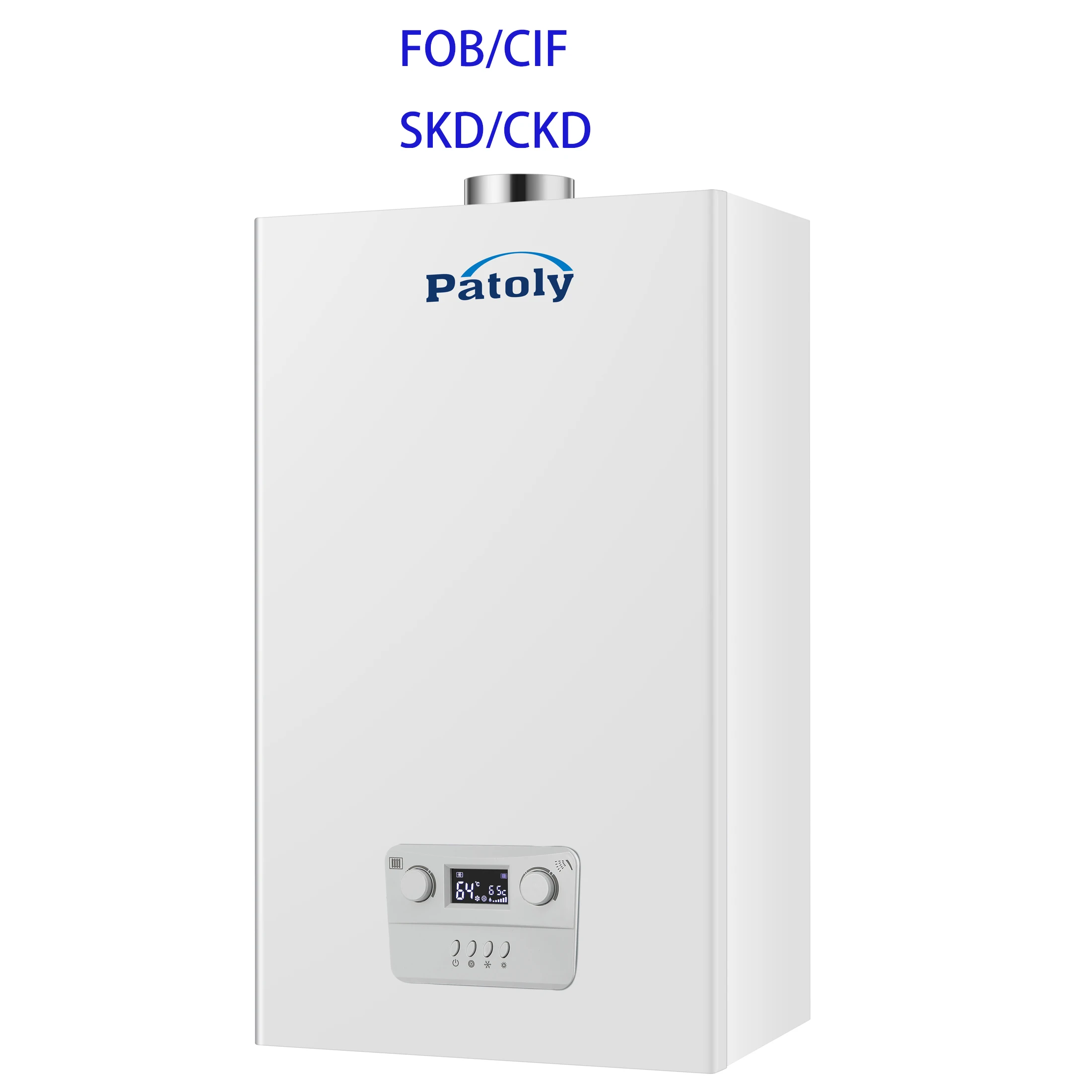 18KW 24KW-50KW Instant Ng Natural Gas Boiler High Quality Best Price Tankless Gas Hot Water Heater 220V Heating Bathing for Home