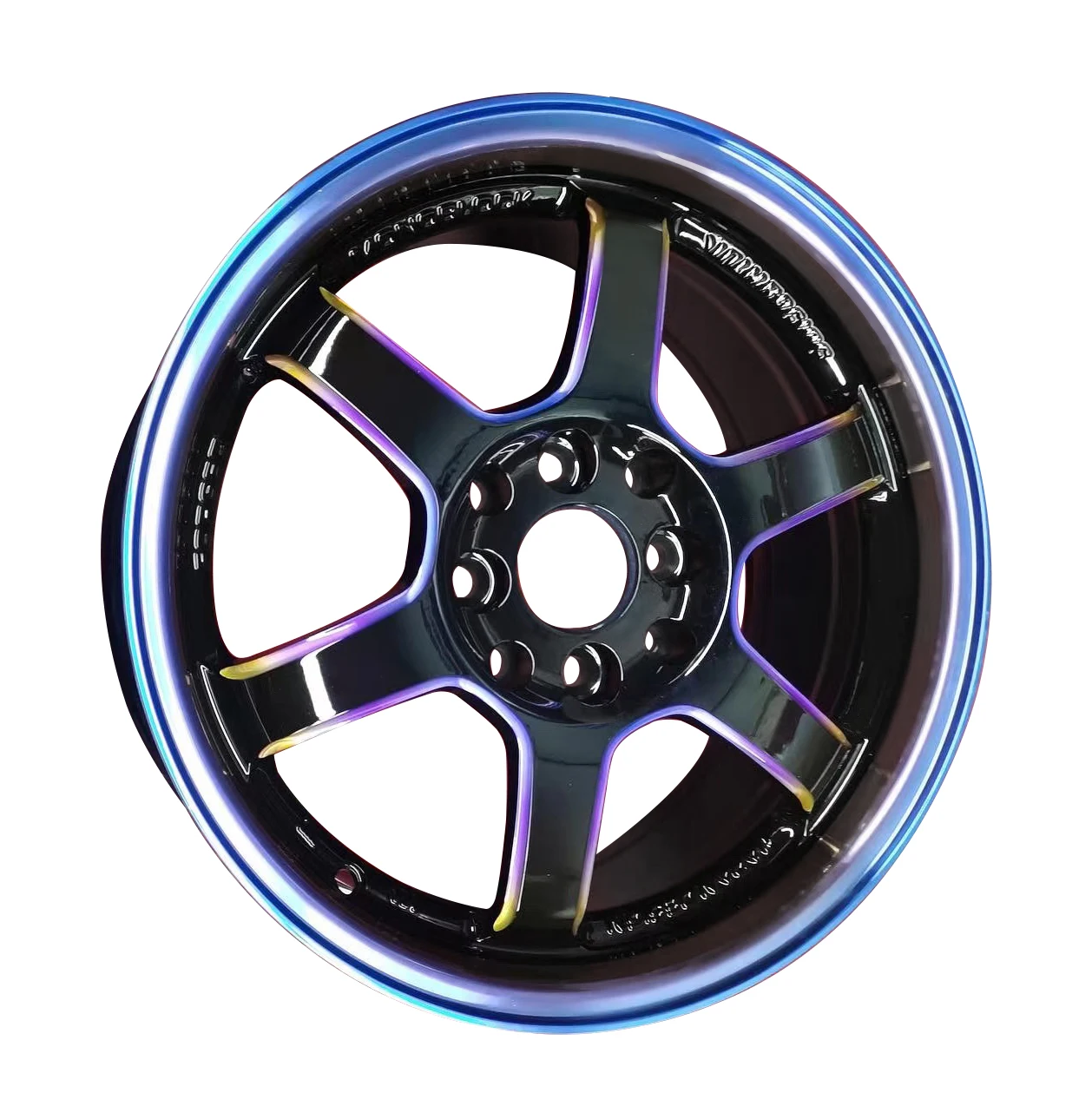 558 Factory 15 16 17Inch Chameleon Car Alloy Aluminum Wheel Rim For TE37