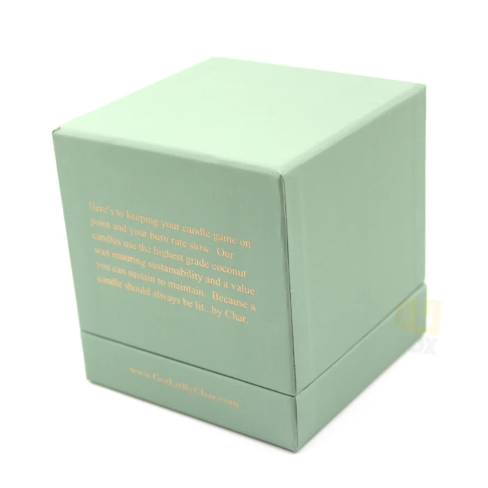 Recycled Free Design Luxury Candle Jar Packaging Boxes Embossed Custom Logo Paper Candle Package Box