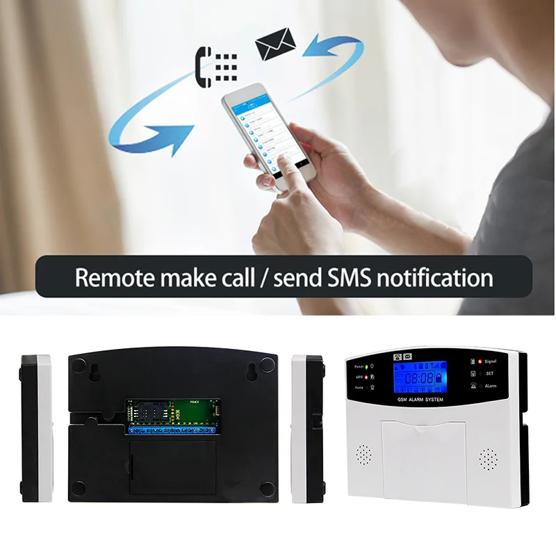 Wired Tuya Smart Life App Control SOS Panic Button Wifi Intelligent Security Wireless Home Burglar Alarm System