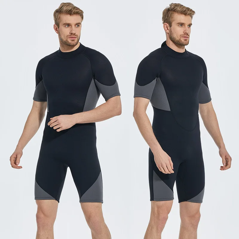 2mm 3mm Neoprene Shorty Wetsuit Scuba Diving Shorties Wetsuits for Men