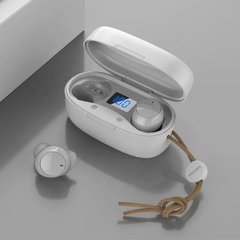 
V8 LED Light Up Truely Stereo Wireless Earbuds Earphone 