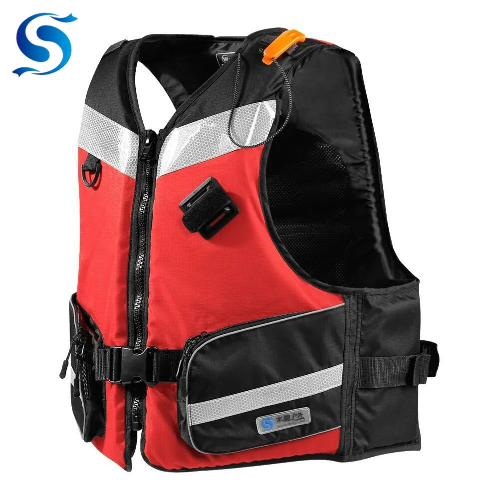 Waterfun PVC Foam Marine  Kayaking  Fishing Drifting Life Jacket Vest Water sports Life Jacket