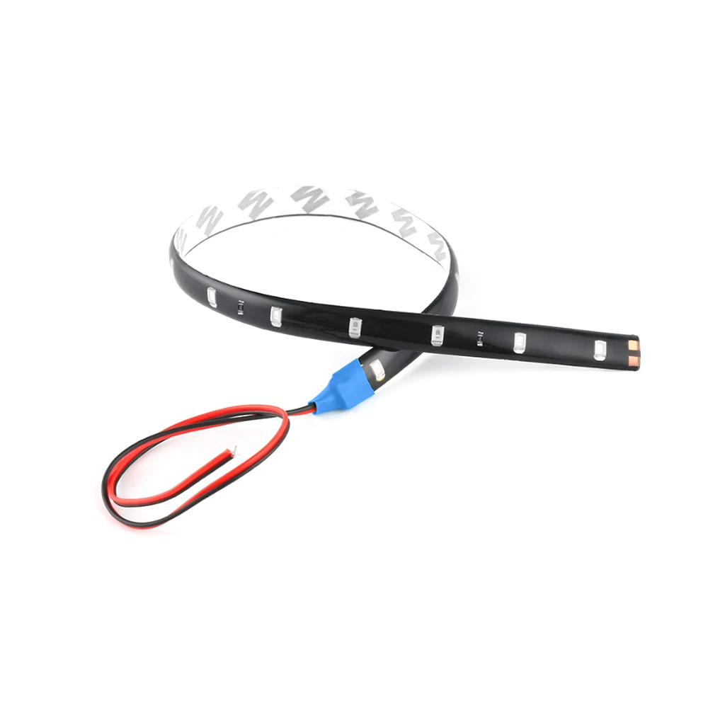
Silicon Decorative Flexible Led Light Strip Light 12V 30Cm White Amber Red Blue Led Drl 