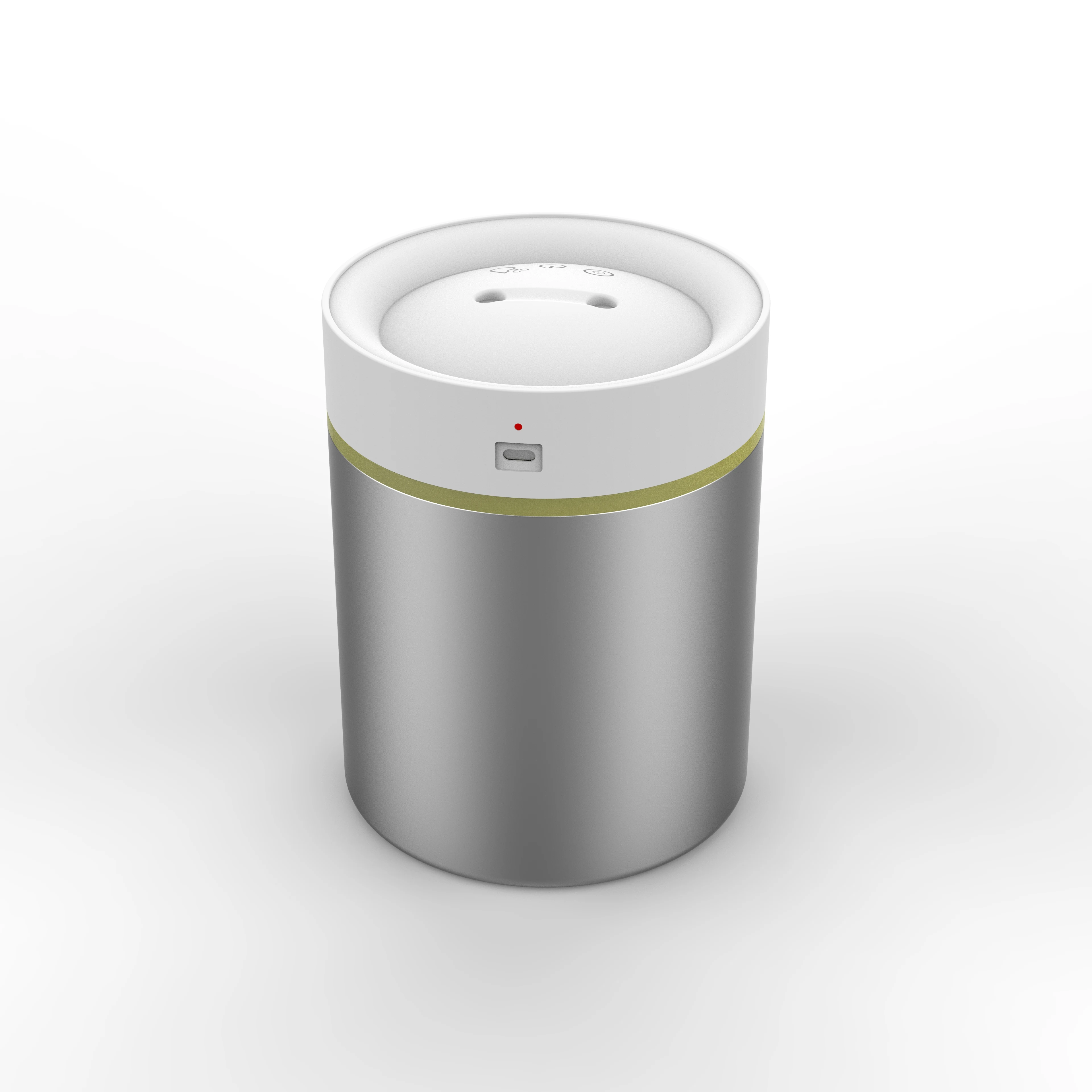 Katald New Treding Stainless Steel 1L Portable Desktop USB Air Humidifier with 4000mh Battery