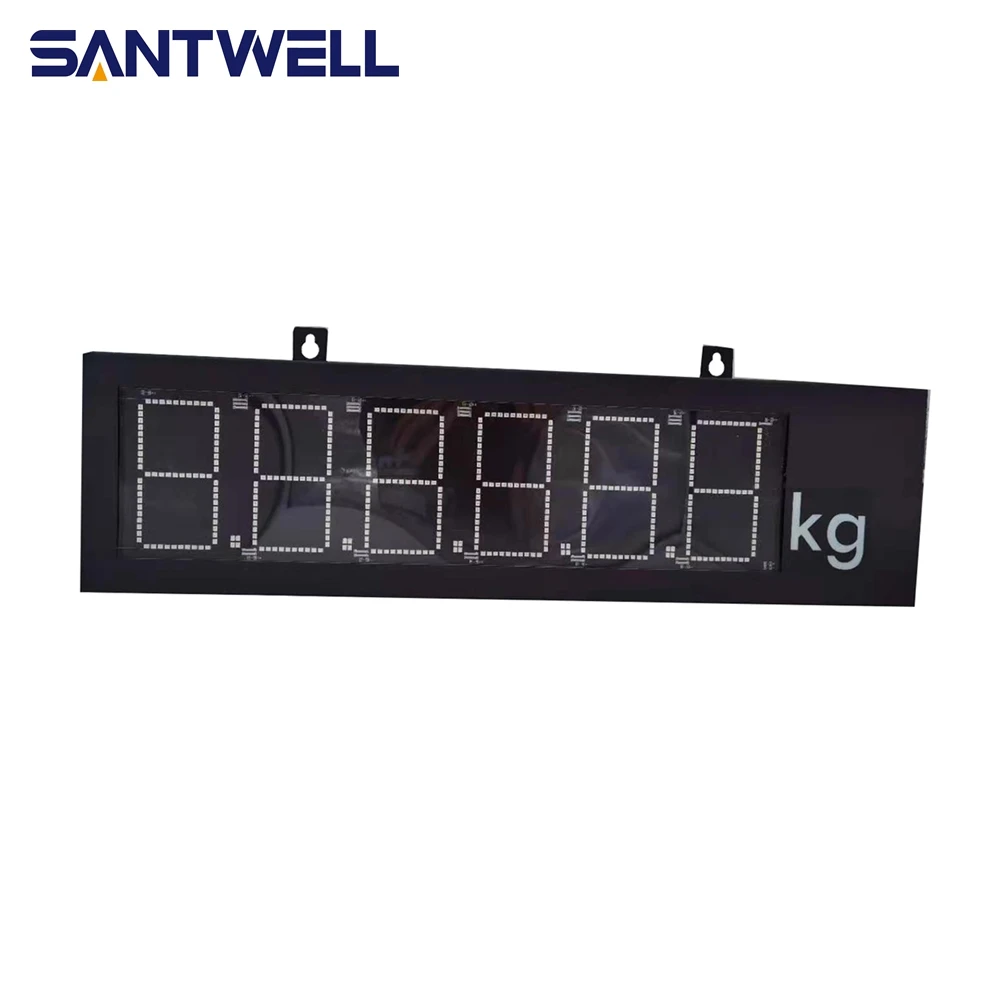 LED red character display large screen, connect weighing instrument, sensor display weight